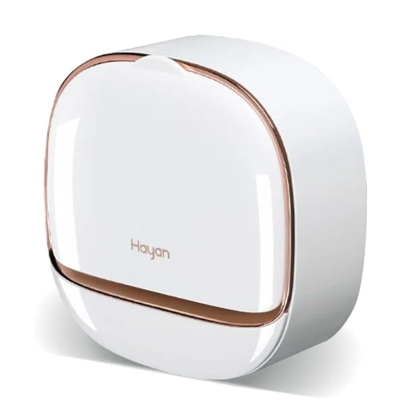 Wall-Mounted Luxury Soap Holder with Lid – Milky White