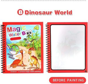 Magic Colouring Book with Water Pen | Mess-Free Kids’ Fun