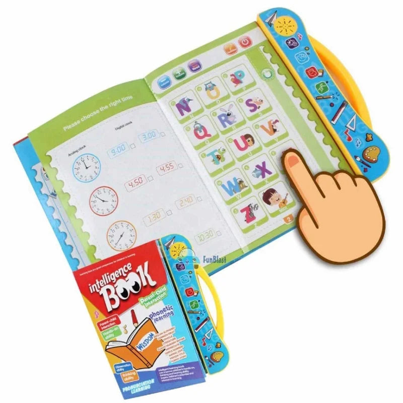 Intelligence Learning Book for Kids | Interactive Letters & Numbers
