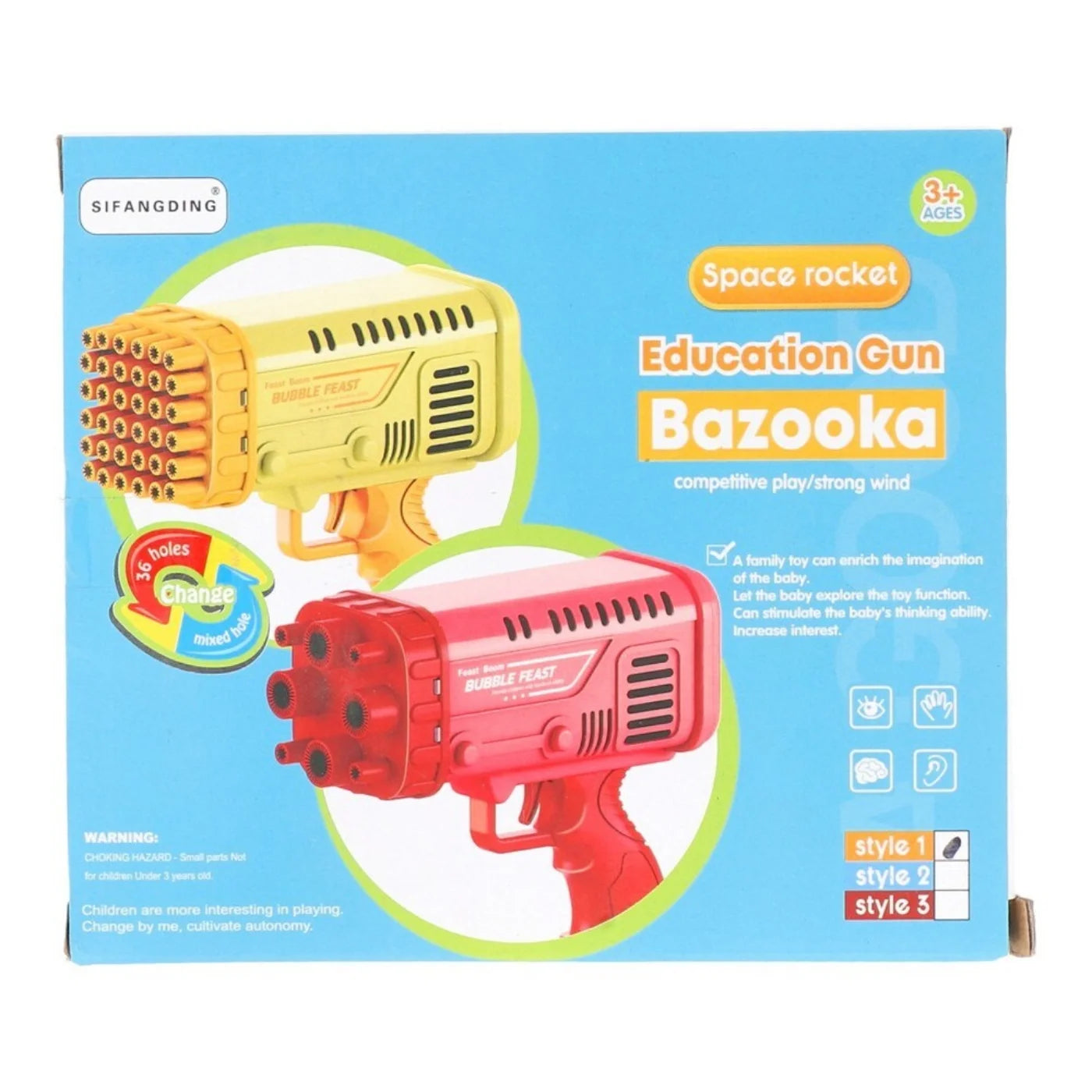 Bazooka Bubble Water Gun | Rechargeable Bubble Blaster