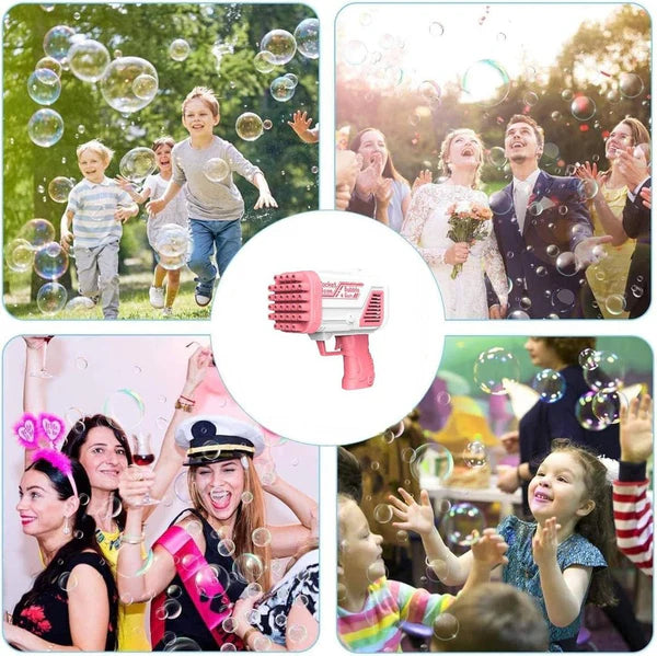 Bazooka Bubble Water Gun | Rechargeable Bubble Blaster